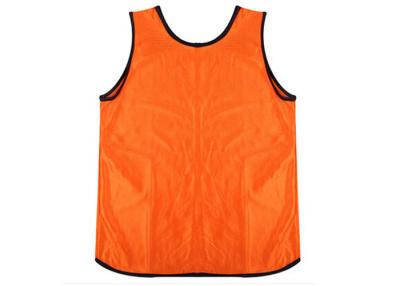 China Orange White Training Vests Soccer Mesh Blank Fitness Clothing Sports Game Bib for sale