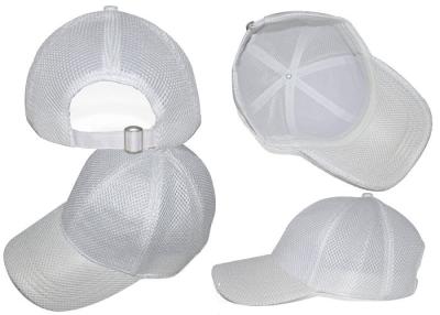 China Sombreros llanos blancos rápidamente Casquette del bordado de Wicking del casquillo de encargo en blanco seco de Gimme en venta