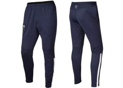 Chine Pantalon de formation du football de sueur de sports d'hommes de pantalon du football d'échauffement de marine de maison de la France à vendre