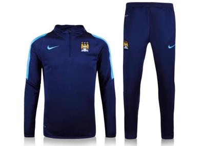 China Bordado confortável S M L XL dos fato de desporto do futebol de Manchester City à venda