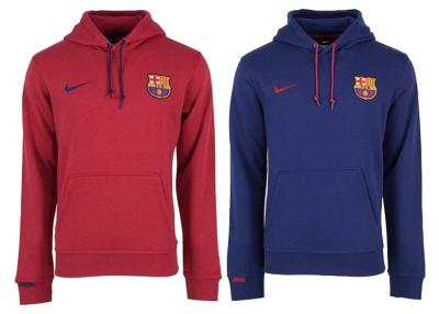 China Sudaderas con capucha azules de la camiseta de Barcelona del jersey oscuro rojo en la acción en venta