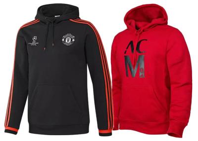 China Aduana de AC Milan de la sudadera con capucha de la parodia de las sudaderas con capucha del club del fútbol del regalo de los aficionados al fútbol de Manchester impresa en venta