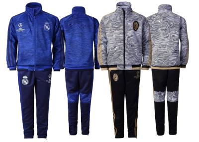 China Real Madrid Champions League Children Kid Soccer Jacket Set UEFA Training Suit for sale