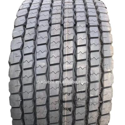 China Natural Rubber All Steel Tubeless Truck Tire 435/50R19.5 445/45R19.5 Trailer Transport With Widened Tires for sale