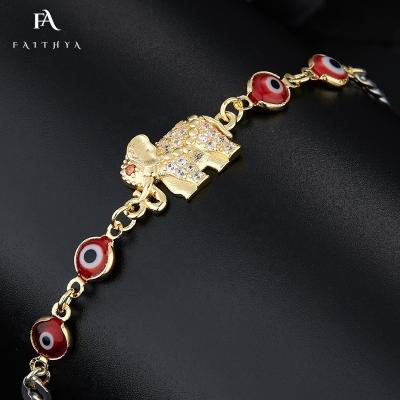 China Pulsera de Elefantes Oro Laminado 14K Sorting CLASSIC Color Pulsera de Elefantes Oro Laminado 14K Figaro Chain Bracelet Jewelry Price Organizer Price FB0051Reasonable for sale