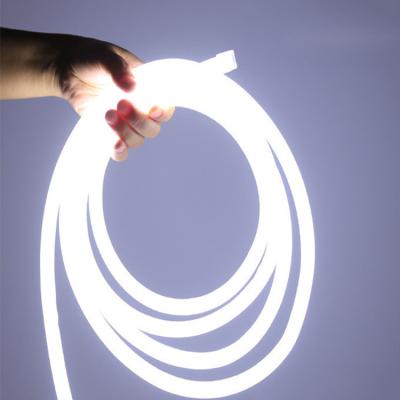 China LANDSCAPE Side Bend Cover RGB Rubber Extrusion Leads Silicone Strip Light for sale