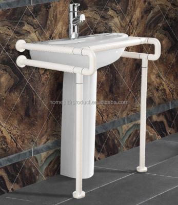 China Corrosion resistant stainless steel with nylon bath washbasin handicapped handrail, disable grab bar. for sale