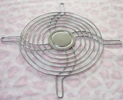 China Accessories fan guard /wire fan guard /steel fan grille, powder steel wire fan liner guard for fan protection grille, condenser fan cover for sale