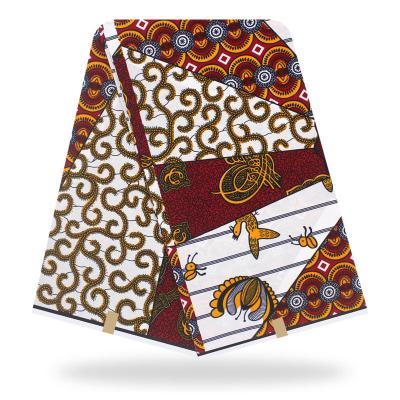 China Custom made hitarget african print real wax fabric Shrink-resistant plain african fabric fabric from china textile suppliers for sale