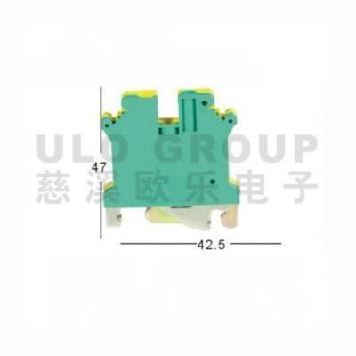 China PA66 DIN Rail Terminals Class Distribution 4mm2 Industrial British Terminal Block Certificate for sale