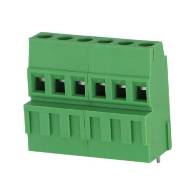 China Raising Flange Terminal Block Width 10.10mm Terminal Block For New Energy Pitch: 5.0mm 5.08mm for sale