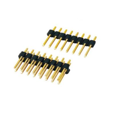 China Pin Header 2.54mm 1mm 2mm Pin Header 2.54mm 1mm 2mm Pin Pitch 8pin 26 Terminal 40 Pin Socket Single Row Power Connector Straight Male Header for sale