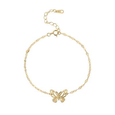 China CLASSIC 925 Sterling Silver Pure Silver Butterfly Fashion Bracelet For Women for sale