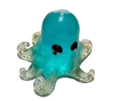 China Eco-friendly Squishy Crystal Plastic Octopus Toy for sale