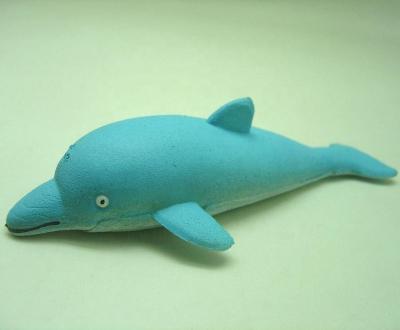 China Squishy Plastic Growing Dolphin Toys for sale