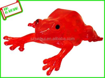 China interior & Outdoor Life Size Plastic Jelly Novelty Sticky Frog Toy for sale