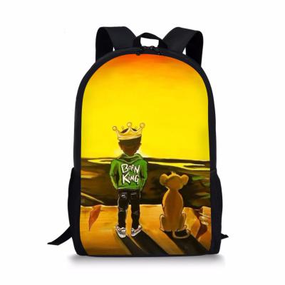 China Customized Afro Art Boys Waterproof Hot Selling Professionals Back To School Bag School Backpack Kids Backpack For Boys for sale