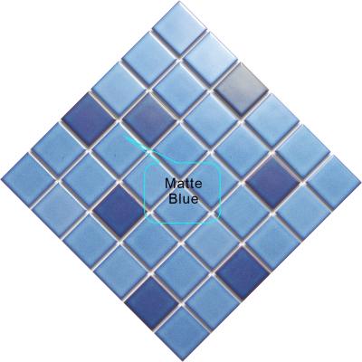 China Parquet Ice Split Blue Gloss Mosaic Ceramic Floor Tiles Bathroom Tiles Swimming Pool Mosaic 2