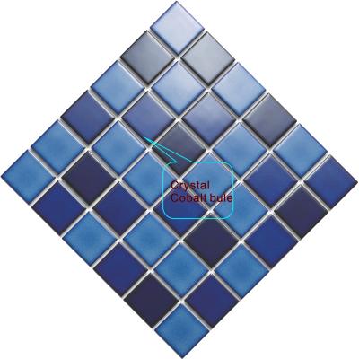 China Parquet Ice Split Blue Gloss Mosaic Ceramic Floor Tiles Bathroom Tiles Swimming Pool Mosaic 2