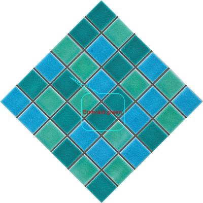 China Parquet Ice Split Blue Gloss Mosaic Ceramic Floor Tiles Bathroom Tiles Pool Mosaic 2