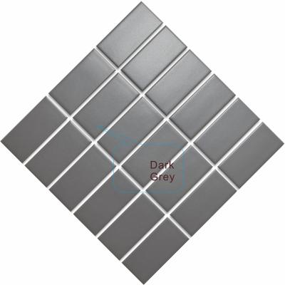 China Parquet Underground Slab Gloss Mosaic Tiles Ceramic Beveled Glossy White Wall Slabs 1-7/9