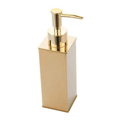 China Wall Mounted Foam Soap Dispenser Chrome Plating Stainless Steel Hand Presser Soap Dispenser Gold Silver Black for sale