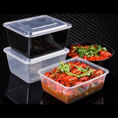 China Food Containers Restaurants Fresh Food Lunch Box Stocked Cheap Soup Take Out Food Boxes for sale