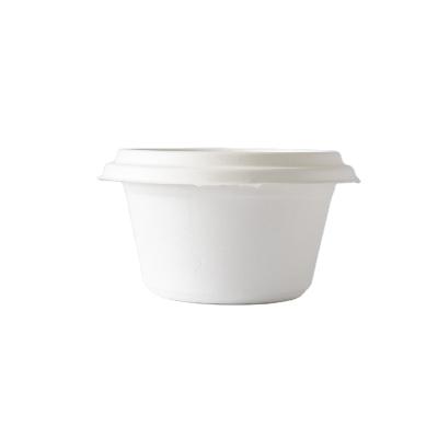 China 1500ML Bagasse Pulp Salad Bowl Soup Bowl Food Container Disposable Eco-Friendly Biodegradable Sugarcane Bagasse Tableware for sale