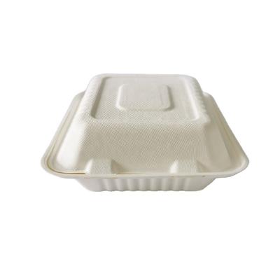 China New Product Disposable High Quality Disposable Tableware Bagasse Biodegradable Food Container for sale