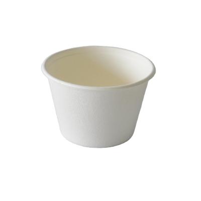 China 750CC 750ml traditional biodegradable sugarcane eco-friendly bagasse takeout soup bowl with lid for sale