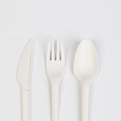 China CPLA Tableware Cutlery Set Biodegradable Compostable Disposable Knife: 16cm for sale