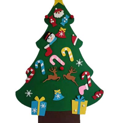 China New brain educaiton Christmas tree decorations children's handmade puzzle felt for sale