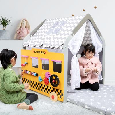 China Commercial Wooden Building Toy Hot Sales Kids Build and Play Construction Fort Toy Kids Crazy Building Kit for sale