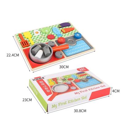 China Brain Game Pretend Play Toy Set Function And Porcelain Kitchen Wooden Material Toys for sale