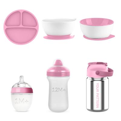 China Baby Feeding Bottles Silicone Feeding Bottles BPA Free Silicone Water Bottle Success Amazon Set for sale