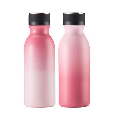 China Sustainable Double Wall Stainless Steel Thermal Water Bottle With Handle Kids Water Bottle for sale