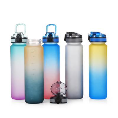 China Portable tritan plastic water bottle stocked 500ml BPA free outdoor sport for adults for sale