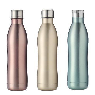 China Sustainable Double Wall Vacuum OEM Air Heat Transfer Drinking Water Bottles For Kids And Parents for sale