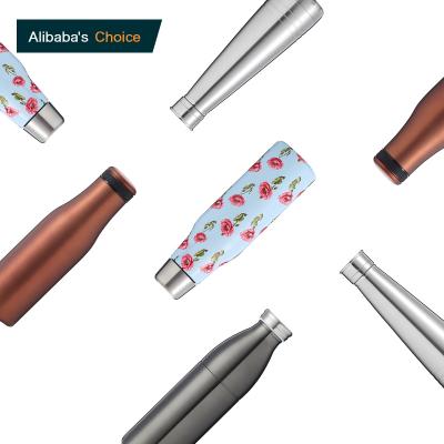 China New Design Sustainable Milk Double Wall Heat Transfer Stainless Steel Water Bottles For Kids And Parents for sale