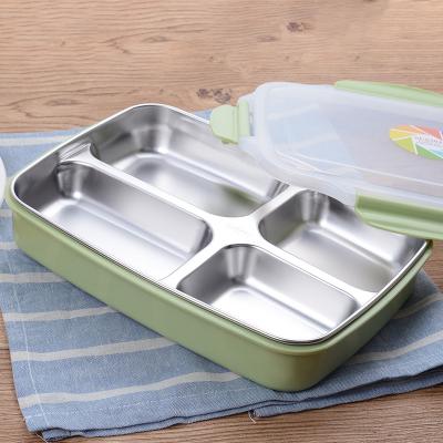 China 2021 Sustainable Portable Biodegradable Leakproof Bento Lunch Box For Kids for sale