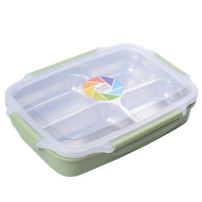 China Everich School Viable Silicone Seal Plastic Thermal Leakproof Lunch Box For Kids for sale