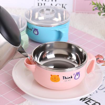 China Viable BPA Leak Proof Free Durable Small Stainless Steel Food Bowl For Kids for sale