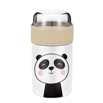 China Everich OEM/ODM Style Amazon Hot Seller Sustainable Stainless Steel Lunch Box Cute Kids Tableware for sale