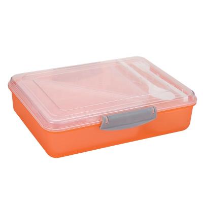 China Low MOQ 2 Pcs Sustainable Durable Silicone Seal Leak Proof On-the-go Containers Bento Lunch Box For Kids for sale