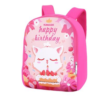 China Book Carry 2022 Brand Primary Manufacturer Cat Pattern Backpack Custom School Bag For Kids And Preschoolers for sale