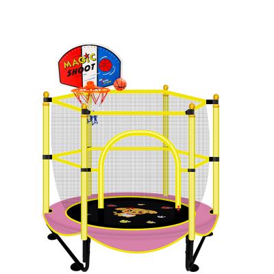 China With Protective Net Diameter 2.44m Jumping Folding Round Trampolines With Protective Net For Children for sale