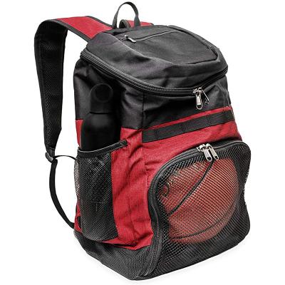 China Outdoor Bags Custom Backpack With Ball Sporting Goods Bag For Soccer Ball Include Laundry Or Shoe Bag for sale