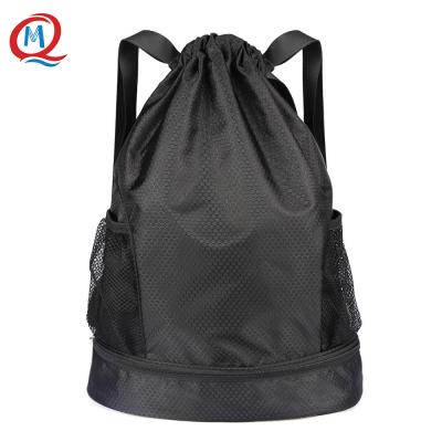 China DAY BACKPACK fashion gym bag backpack with shoe pocket sports gym bag drawstring backpack waterproof bag for sale