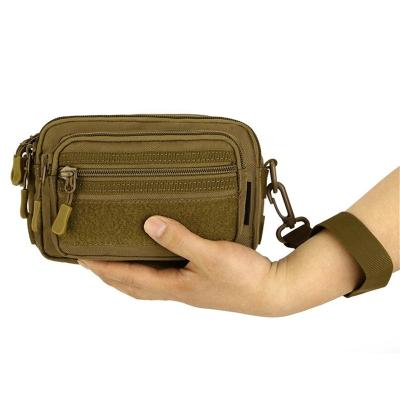 China Outdoor Military Pouch Waterproof Tactical Handbag MOLLE Waist Belt Bag Pack for sale