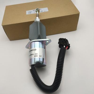 China Building Material Stores SA-4981-12 12V Fuel Shut Off Engine Shutdown Solenoid Valve For Excavator Diesel for sale